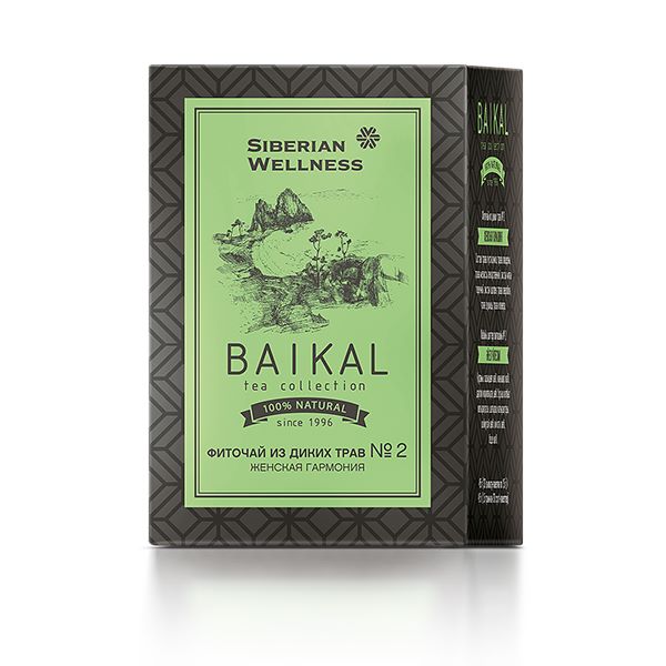 Фиточай от диви билки No 2 (Женска хармония) - Baikal Tea Collection
